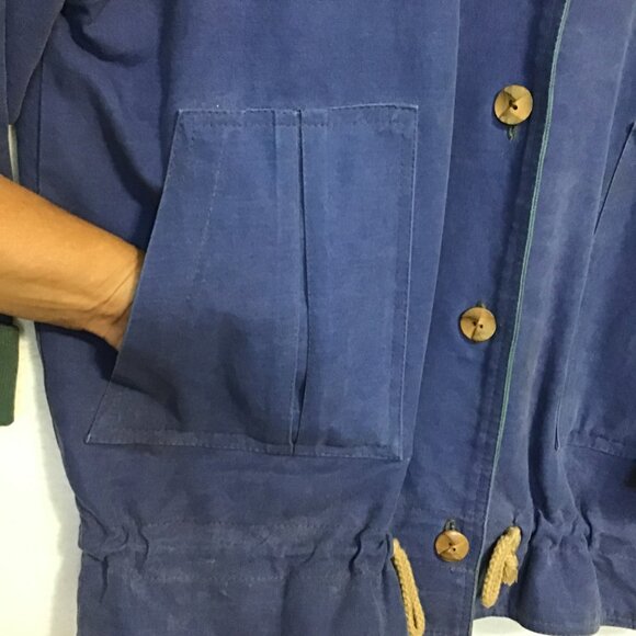 Vintage 90s Berry Ellen Tapestry Denim Reversible Jacket Size XL - Picture 4 of 10